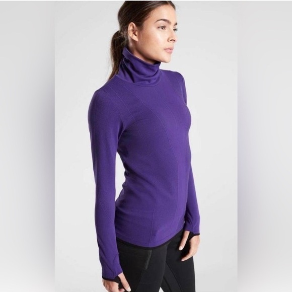 Athleta Flurry Blizzard Rib Turtleneck - Picture 4 of 10